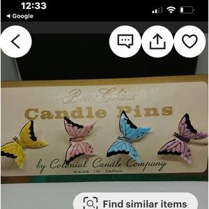 Colonial candle company candlepins